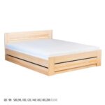 ŁÓŻKO LK198 BOX bukowe DREWMAX