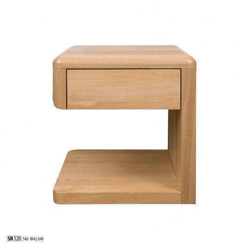 SZAFKA NOCNA SN120 bukowa DREWMAX
