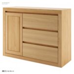KOMODA KD415 bukowa DREWMAX