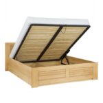 ŁÓŻKO LK112 BOX bukowe DREWMAX - obrazek 2