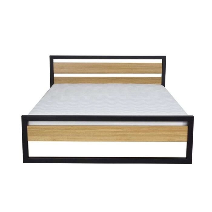 ŁÓŻKO LK371 dębowe DREWMAX - obrazek 3