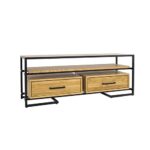 SZAFKA RTV RV370 dębowa DREWMAX