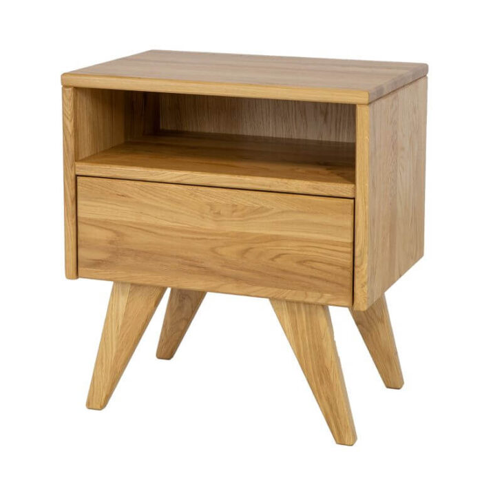SZAFKA NOCNA SN401 bukowa DREWMAX - obrazek 2