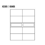 KOMODA KD305 dębowa DREWMAX - obrazek 2
