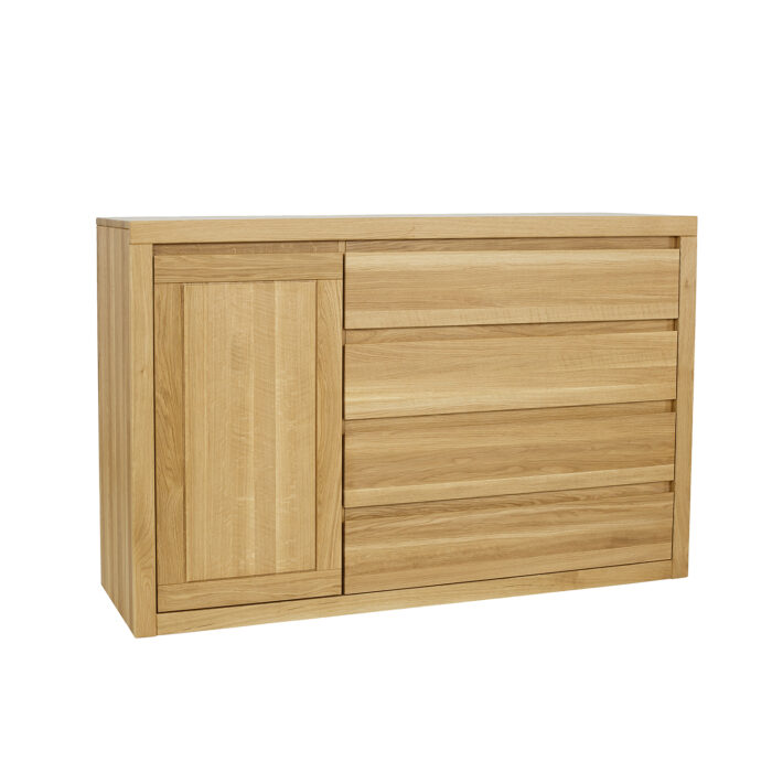 KOMODA KD308 dębowa DREWMAX - obrazek 2