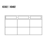 KOMODA KD302 dębowa DREWMAX - obrazek 3